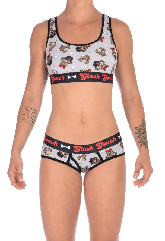 sheer panties for women with a seductive lookPug Life Brief