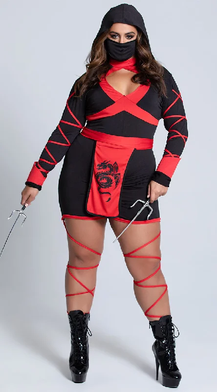 Plus Size Dragon Ninja Costume