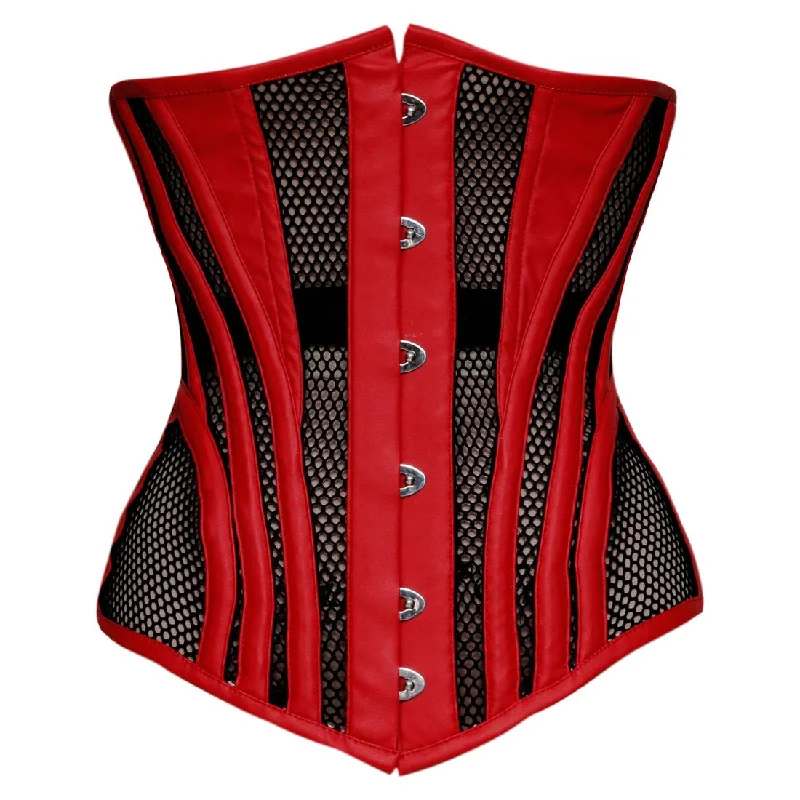 Lachina Authentic Steel Boned Underbust Mesh Corset