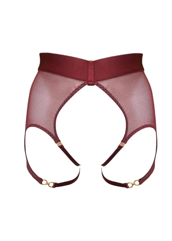 Cadi Ouvert Garter Brief (Morello)