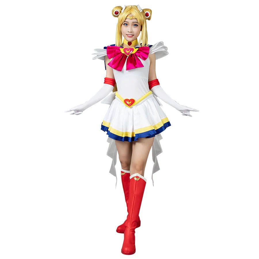 Sailor Super S Film Tsukino Usagi Serena Cosplay Costumes mp001570