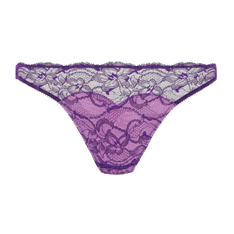 microfiber panties for women with softnessNEW! Tryst Vibrant Violet Thong by Dita Von Teese