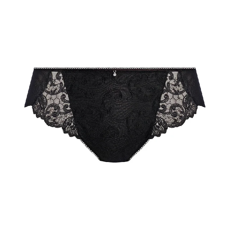 breathable panties for women with sensitive skinPortia Black Brief