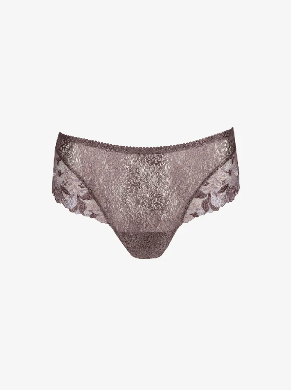 thermal panties for women in cold weatherMohala Luxury Thong - Eyeshadow