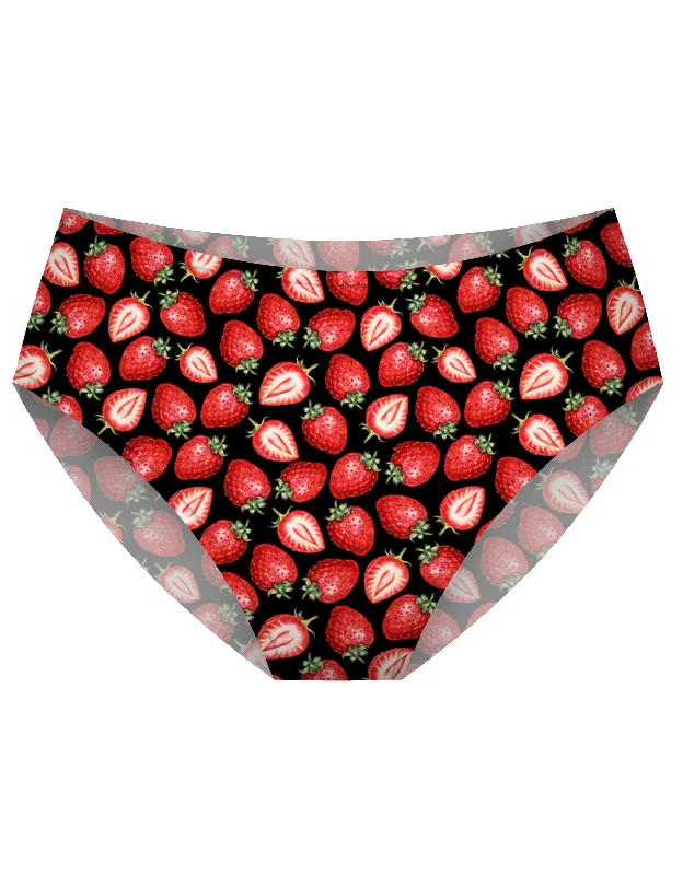 microfiber panties for women with softnessAiraModal™ Retro Strawberries High-Rise Brief