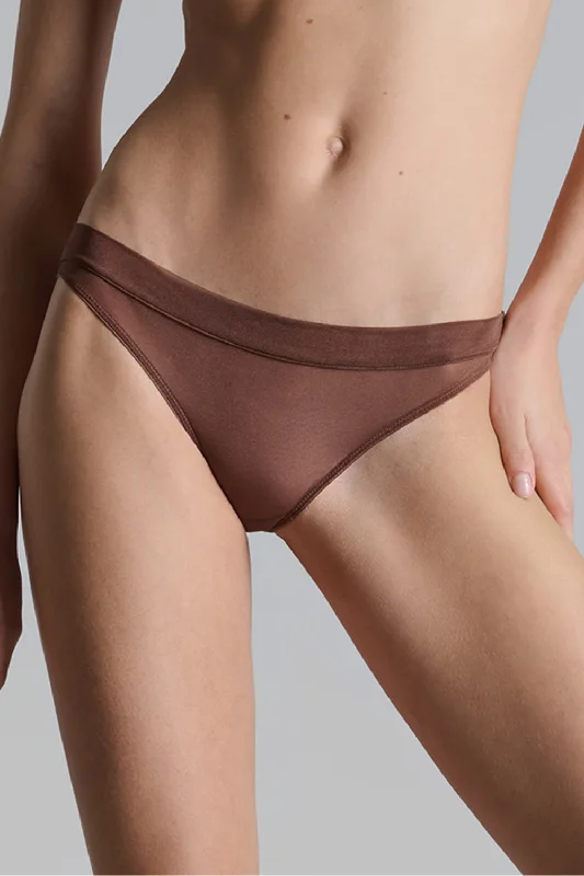 lace panties for women with a romantic touchCorps à Corps Brief Brown