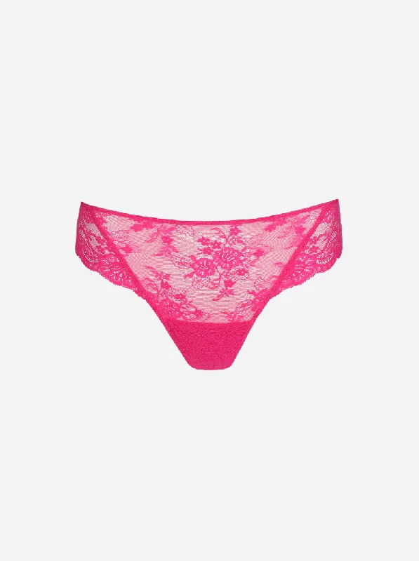 lace bikini panties for women with a glamorous lookMelipha Thong - Very Berry