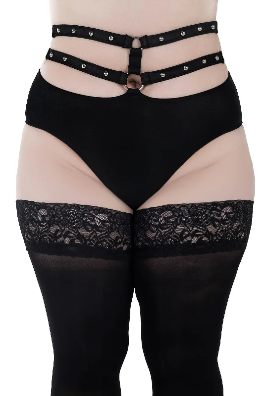 lace panties for women with a romantic touchViper Studded Panty - Resurrect