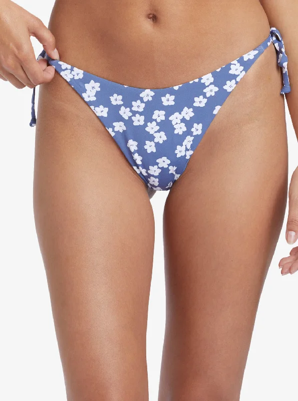 seamless satin panties for women with a smooth feelPalm Cruz Cheeky Bikini Bottoms - Bijou Blue Floral Delight