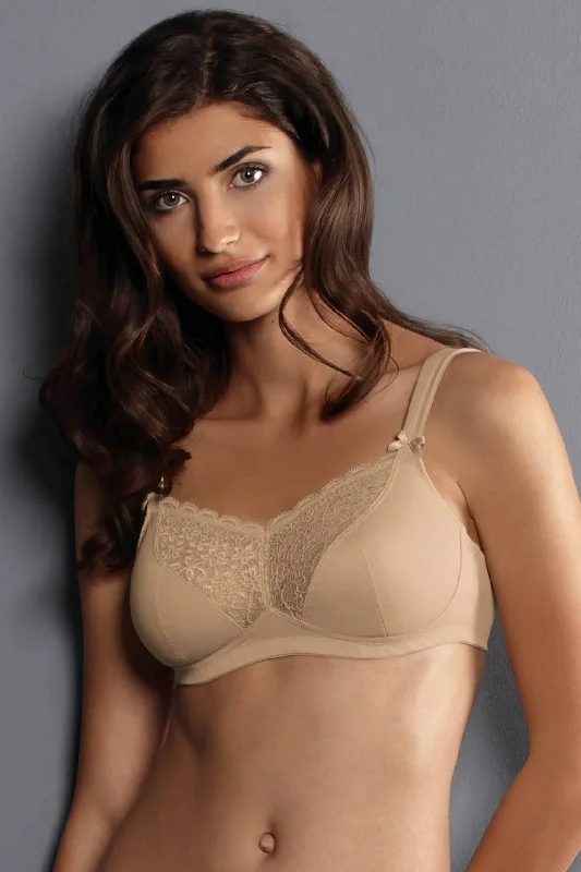 plunge wireless bras for a natural lookAnita Havanna Wire Free Mastectomy Bra - Desert