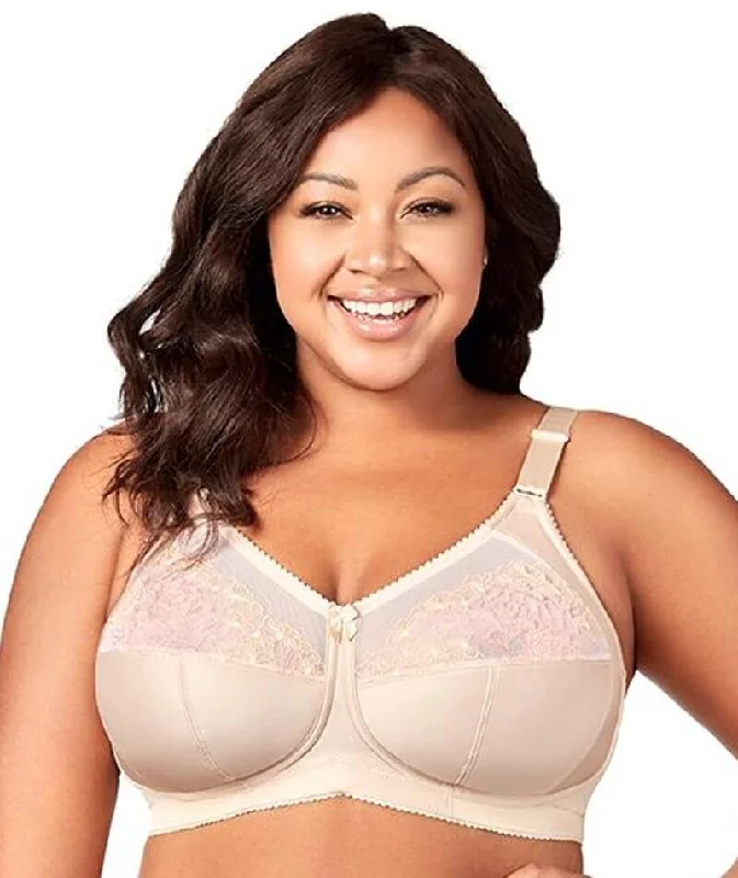 bralette bras for a trendy and comfortable styleElila Swiss Embroidered Soft Cup Wire-Free Bra - Nude