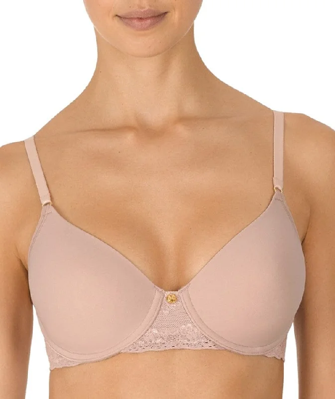 plunge t - shirt bras for a sleek appearanceNatori Bliss Perfection Smooth Underwired T-Shirt Bra - Rose Beige