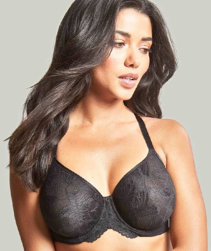 underwire bras with maximum supportPanache Radiance Moulded Full Cup Underwire Bra - Black