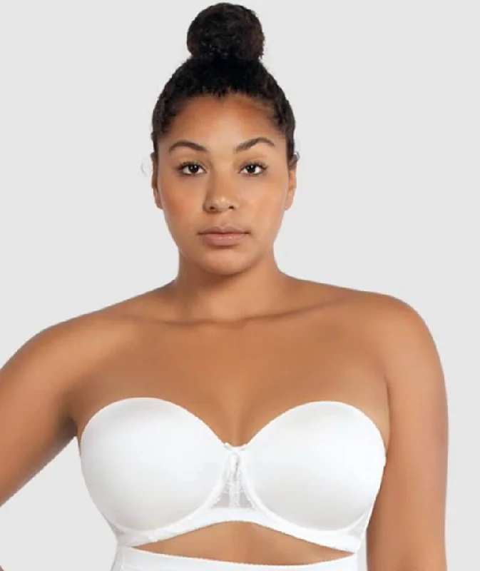 seamless bras for invisible under clothesParfait Elissa Underwired Strapless Bra - Pearl White