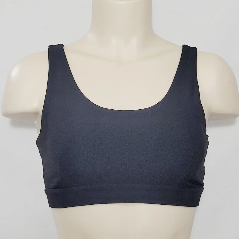 balconette lace bras for a feminine touch90 Degrees by Reflex BW2820 Wire Free Sports Bra SMALL Black NWT