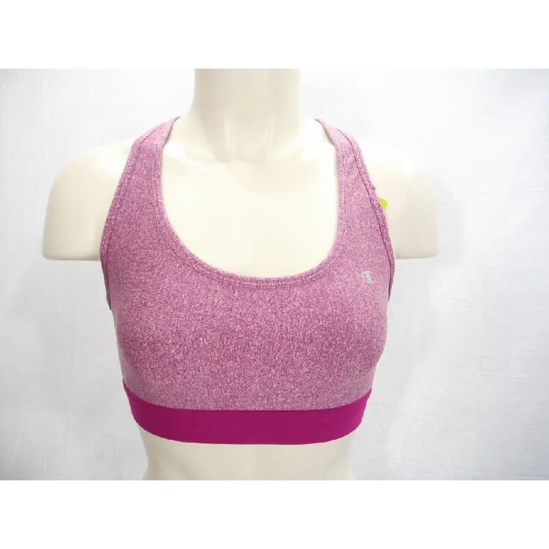 moisture wicking sports bras for sweaty workoutsChampion 6715 Absolute Workout II Wire Free Sports Bra SMALL Purple NWT