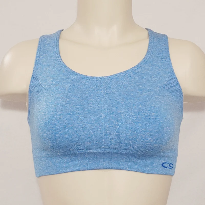 plunge push up bras for a bold lookChampion N9526 Duo Dry Max Racerback Wire Free Sports Bra MEDIUM Blue NWT