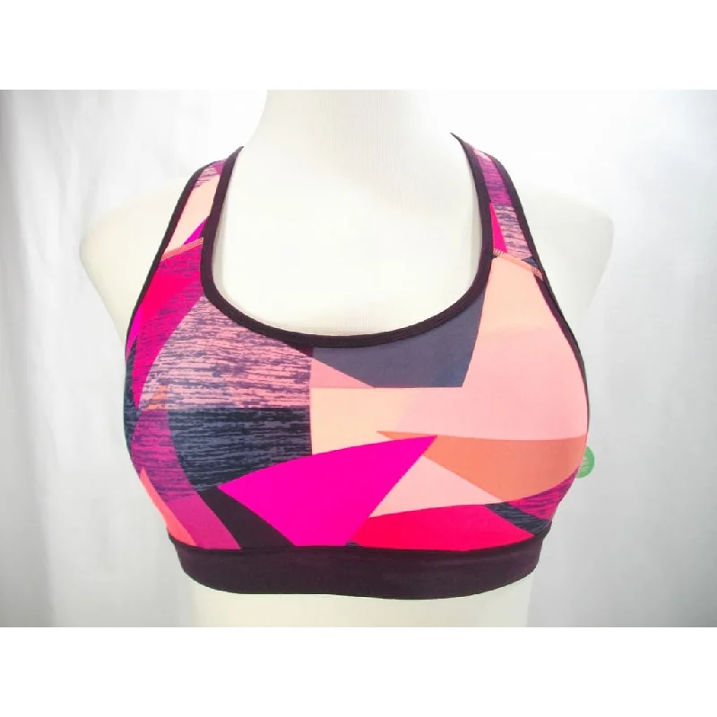 plus size bras with good supportChampion N9678 Power Core Compression Padded Racerback Sports Bra XL X-LARGE Ripe Papaya Geo Print