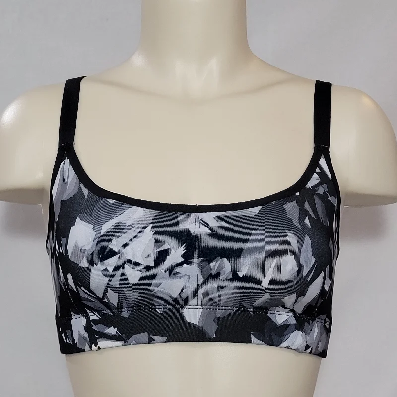 plunge push up bras for a bold lookChampion N9688 Strappy Cami Wire Free Sports Bra SMALL Gray Multi NWT