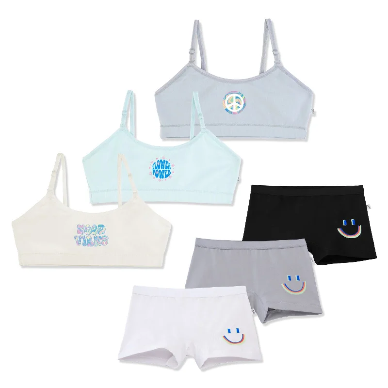 plus size bras with good supportEmojis 6-pack Training Bra & Trunk Set