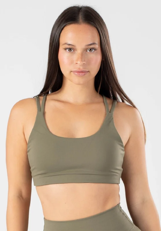 moisture wicking sleep bras for hot sleepersRecStretch Radiate Bra Everglades