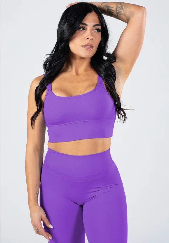 seamless sports bras for minimal chafingReluna™ Double Strap Bra Horizon