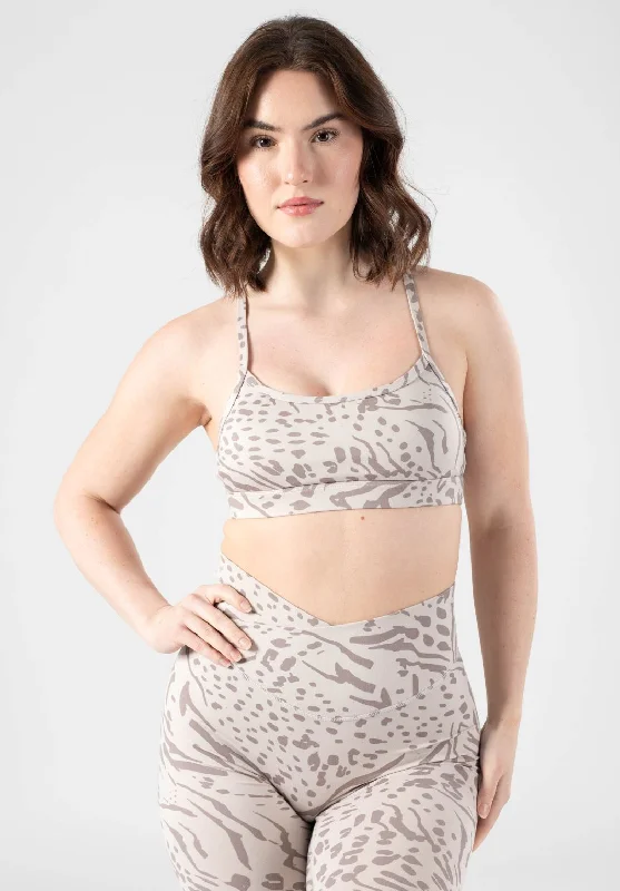 wireless bras for a natural feelReluna Ritual Bra Snow Leopard