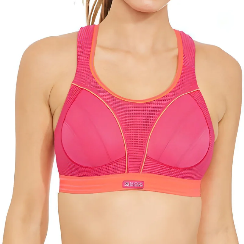 bralette bras for a trendy and comfortable styleShock Absorber Ultimate Run Womens Sports Bra - Pink