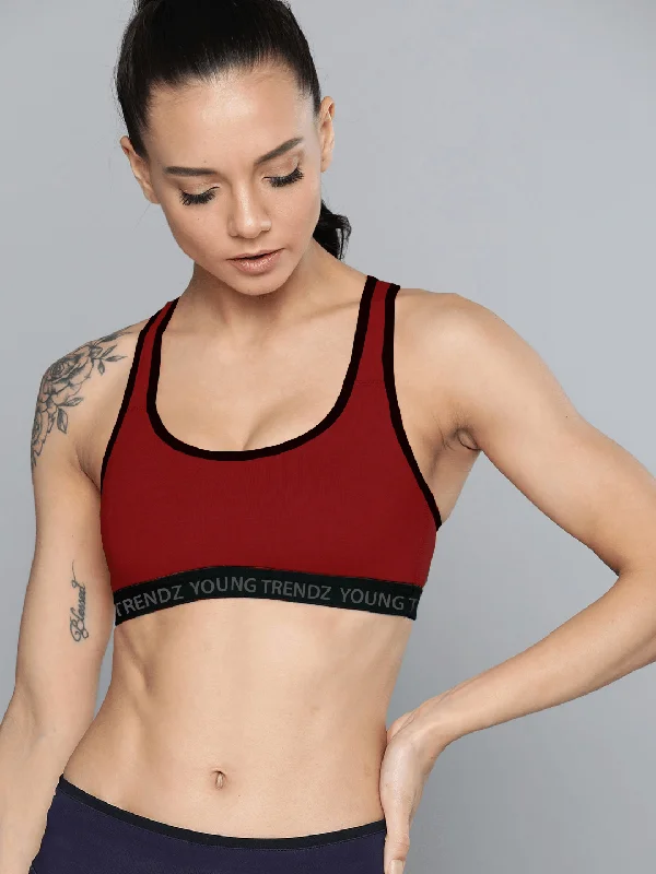 seamless sports bras for minimal chafingYoung Trendz Womens Nonpadded Sportsbra