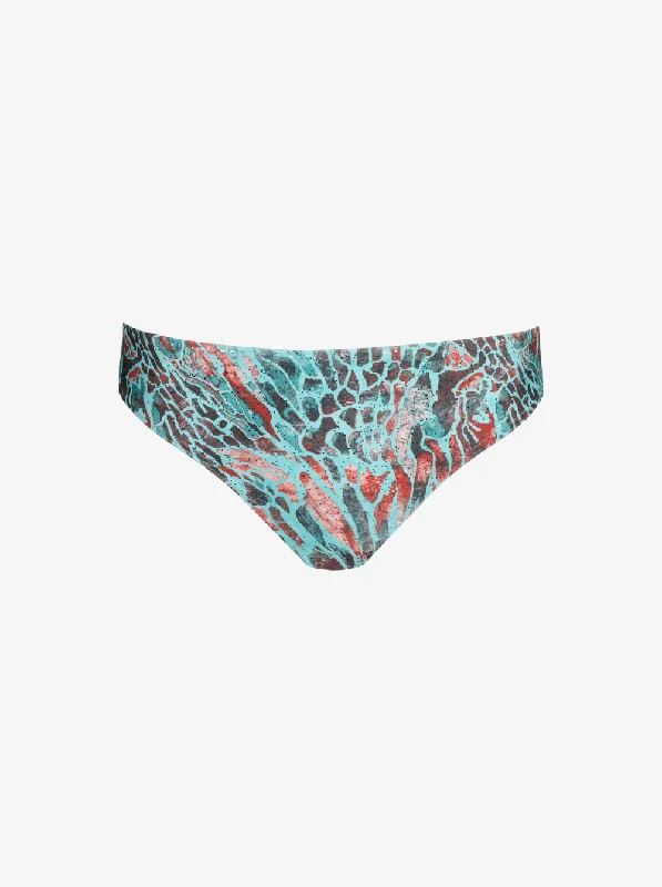 push - up panties for women with enhanced curvesRiyad Rio Bikini Briefs - Turquoise Seas