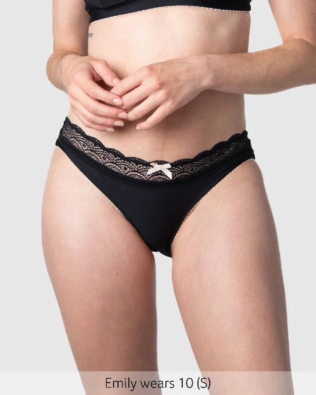 high cut panties for women to show off legsSHOW OFF BLACK BIKINI BRIEF